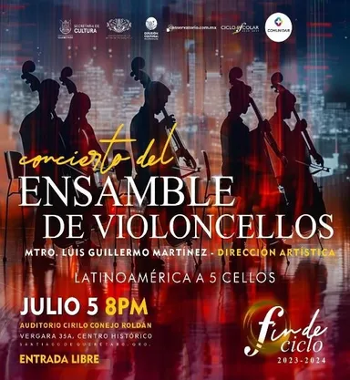 Portada del album: 'Extensión cultural en Querétaro mediante la música de concierto'